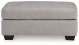Avenal Park - Flannel - Ottoman by Signature Design by Ashley® | Bel Furniture