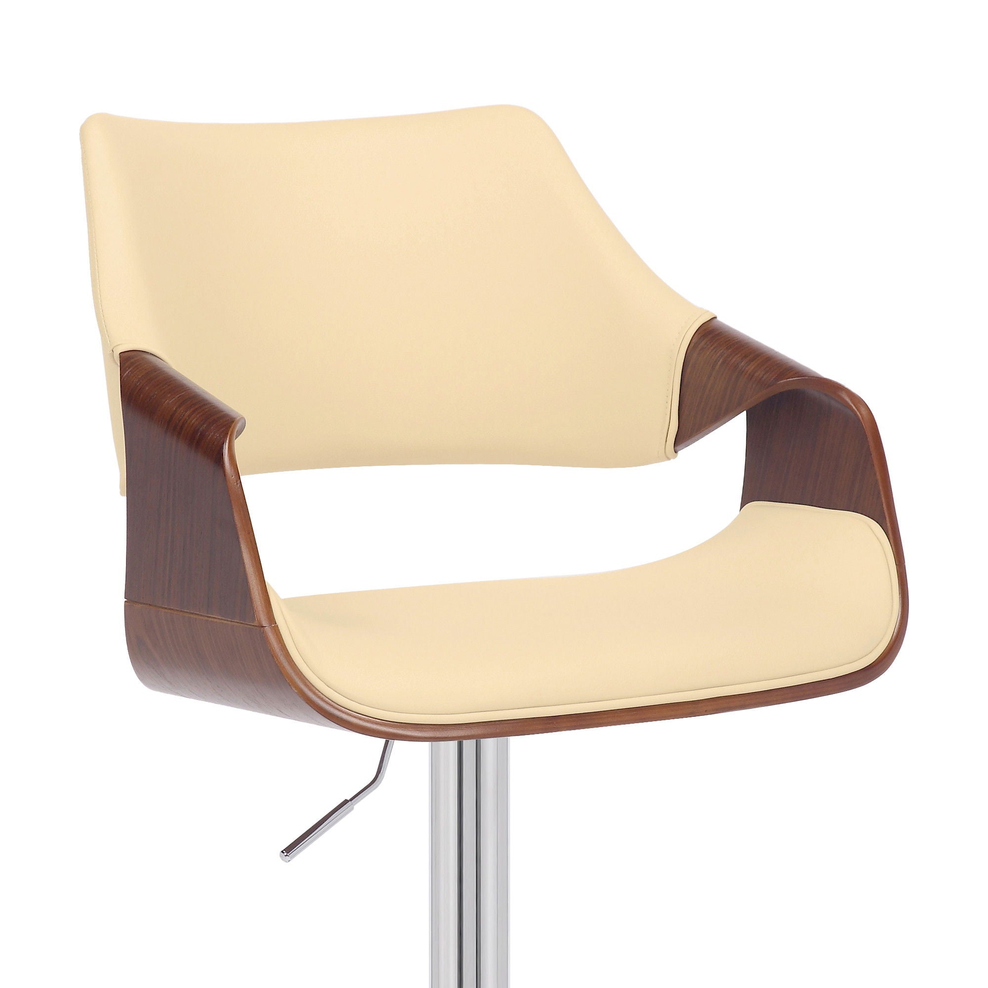 45" Swivel Adjustable Height Bar Chair - Cream