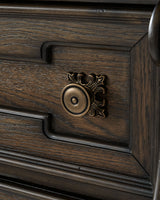 Maylee - Dark Brown - Five Drawer Chest by Signature Design by Ashley® | Bel Furniture