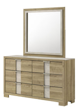 Rangley - Dresser Light Brown Dresser & Mirror by Crown Mark | Bel Furniture