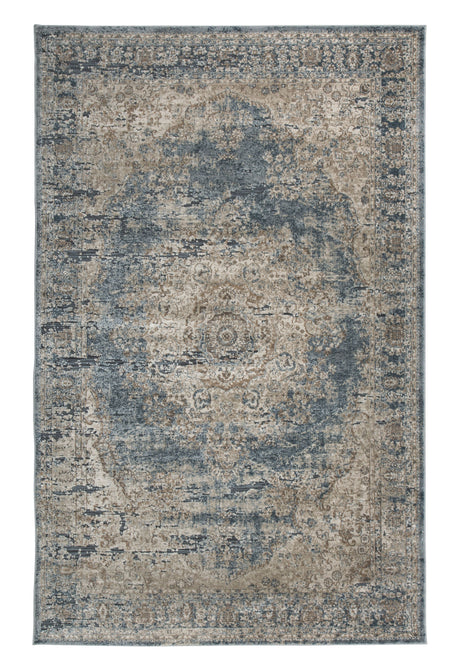 South - Area Rug Blue by Signature Design by Ashley® | Bel Furniture