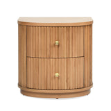 Valentine - 2 Drawer Storage Side Table by Jennifer Taylor Home | Bel Furniture