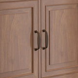 Connaught - Entryway Storage Cabinet - Medium Saddle Brown by Simpli-Home | Bel Furniture