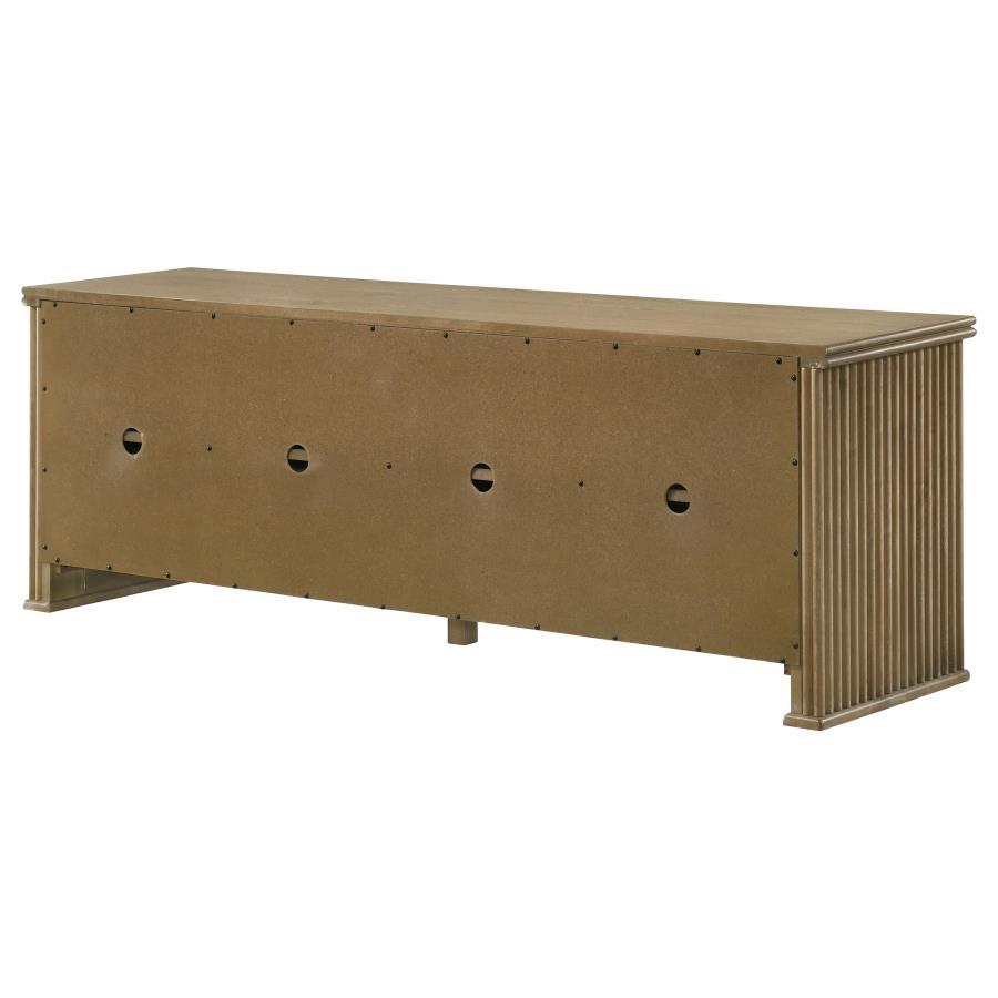 Adina - 70" TV Stand Media Console - Distressed Light Brown