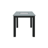 Dining Table Set With 4 Chairs, 5 Piece Set - Gray