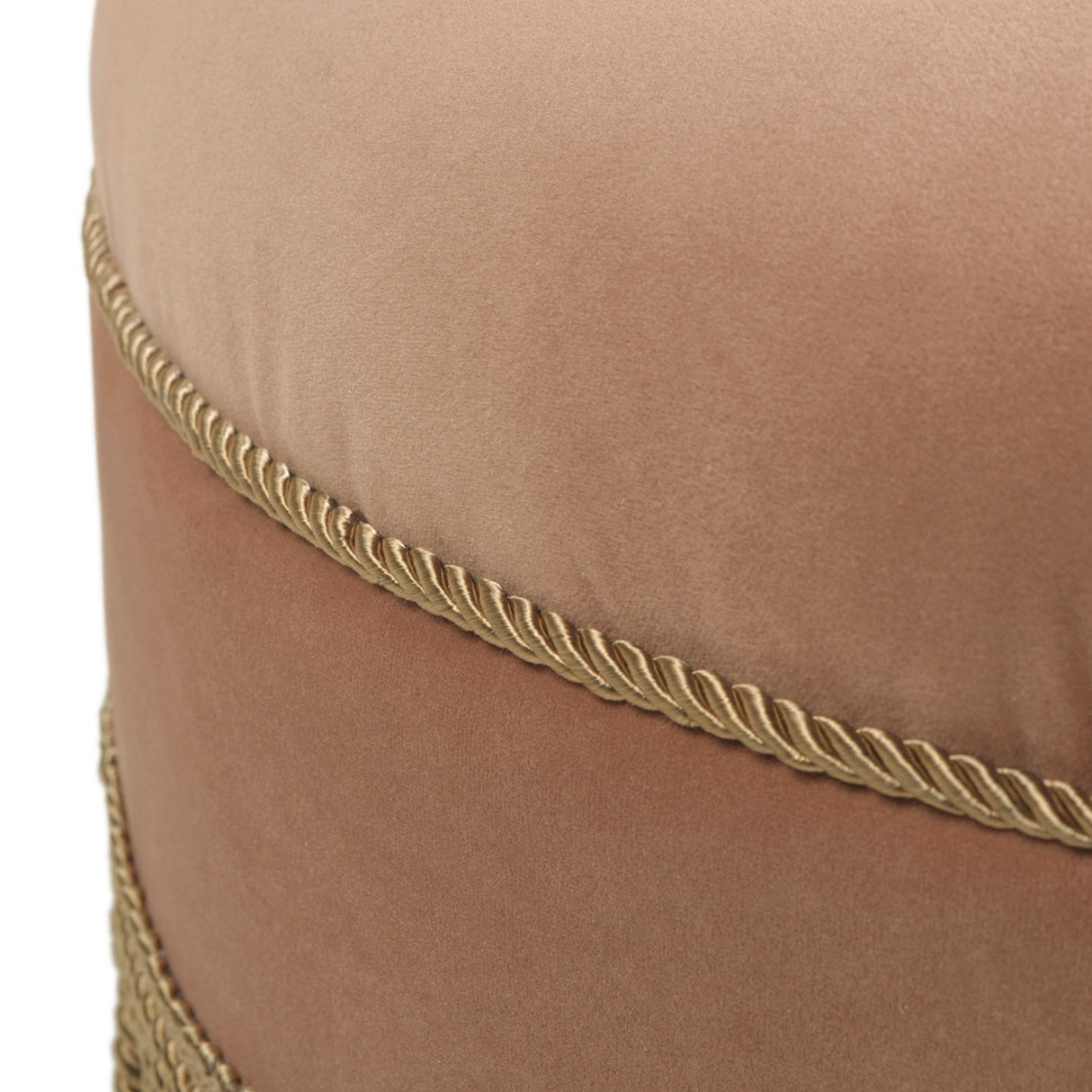 Yolanda - Round Upholstered Accent Ottoman by Jennifer Taylor Home | Bel Furniture