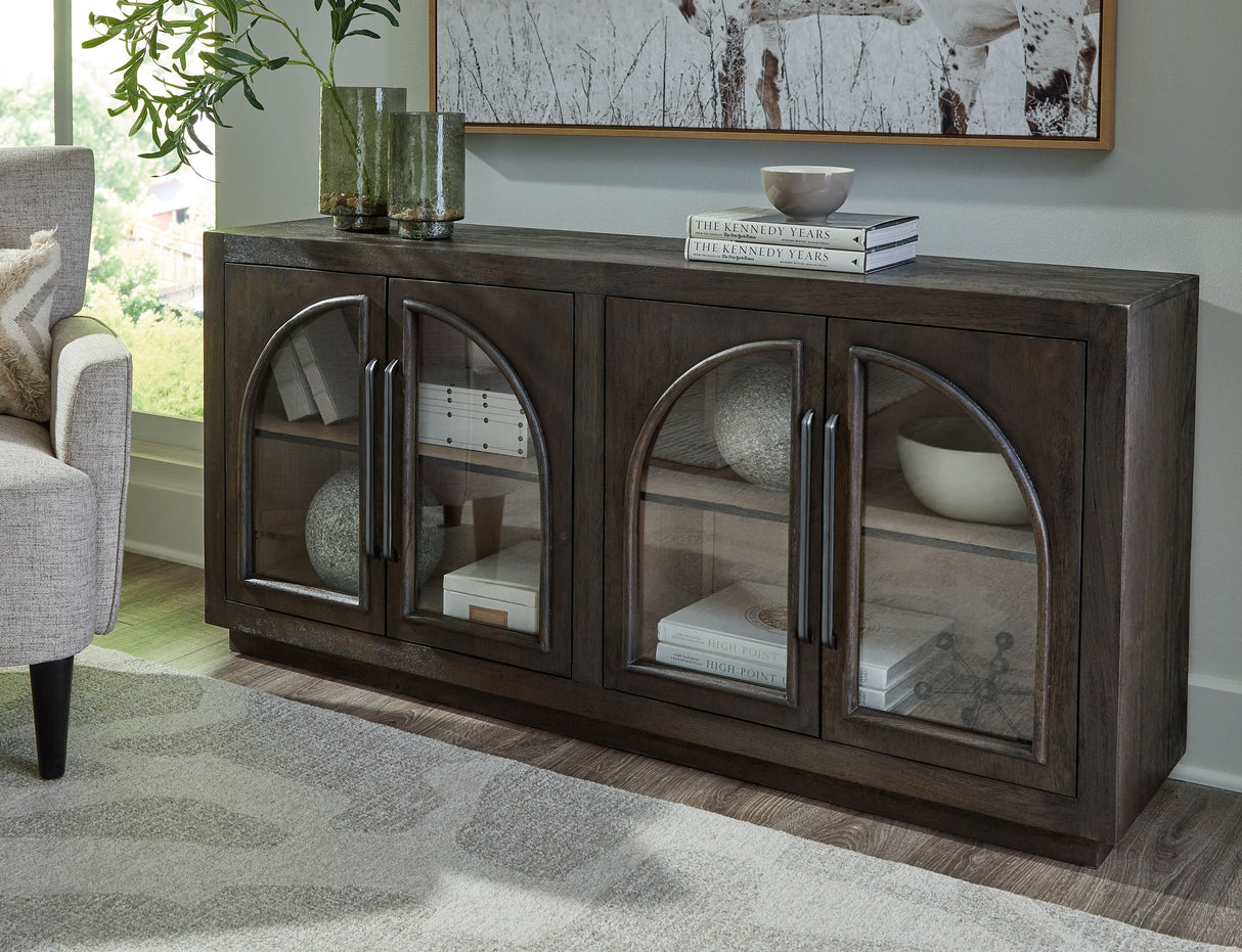 Dreley - Grayish Brown - Accent Cabinet by Signature Design by Ashley® | Bel Furniture