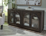 Dreley - Grayish Brown - Accent Cabinet by Signature Design by Ashley® | Bel Furniture