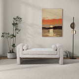Regent - Bench - Cream by Ashcroft Furniture | Bel Furniture