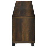 Havering - 71" TV Stand Fireplace Media Console - Dark Pine