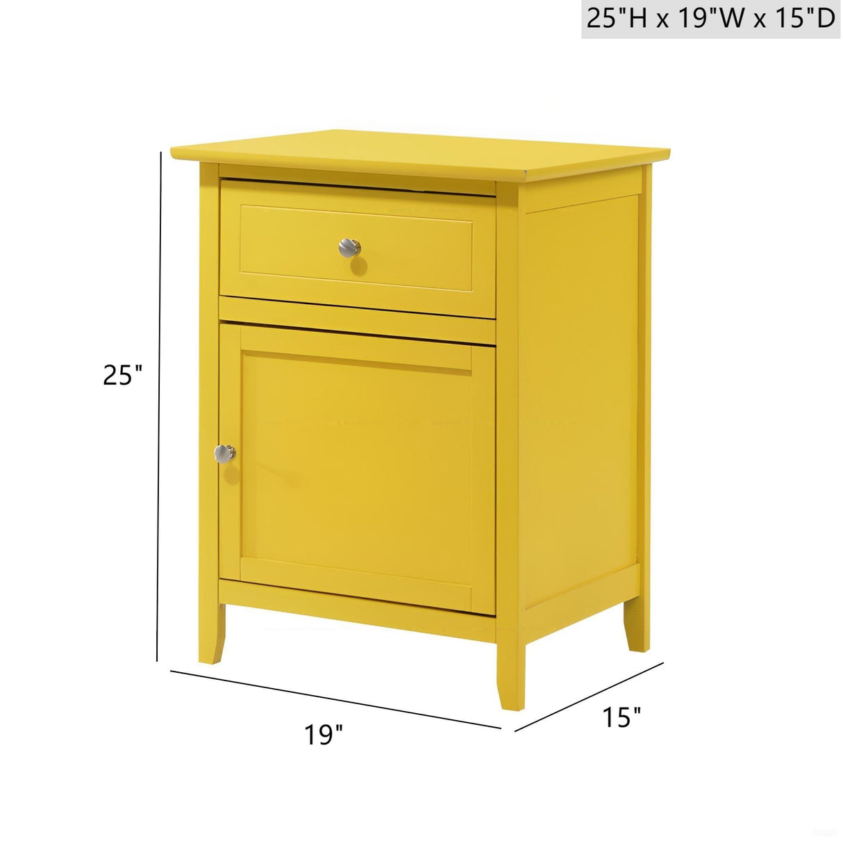 1 Drawer / 1 Door Nightstand