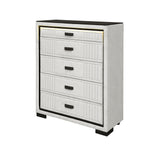 Isaiah - Upholstered Chest With LED Lighting