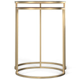 Drake - 2 Piece Nesting Table - Antique Nickel / Antique Copper by Simpli-Home | Bel Furniture