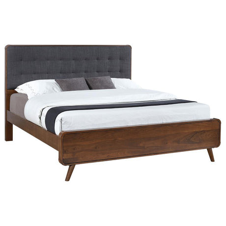 Robyn - Wood Panel Bed Dark Brown King by Coaster Fine Furniture | Bel Furniture