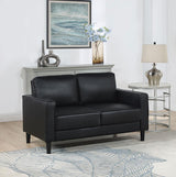 Ruth - Upholstered Track Arm Loveseat by Coaster Fine Furniture | Bel Furniture