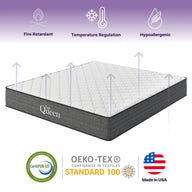 Victoria - 12" Cooling Gel Hybrid Mattress