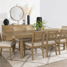 Arini - Extension Leaf Dining Table Set Light Brown 9 Pc. Table, 8 Chairs by Coaster Fine Furniture | Bel Furniture