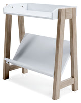 Blariden - White / Tan - Small Bookcase by Signature Design by Ashley® | Bel Furniture