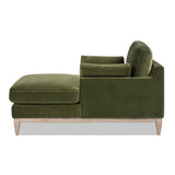 Pasadena - Modern Farmhouse Chaise Lounge Chair - Olive Green by Jennifer Taylor Home | Bel Furniture