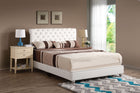 Elegant Transitional Upholstered Bed