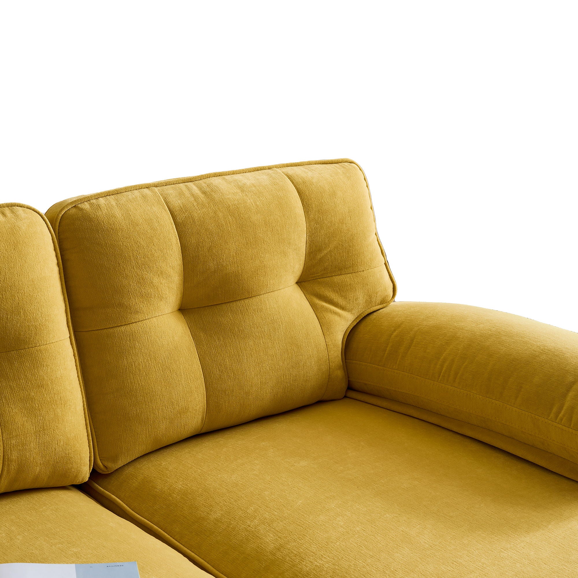 Modern Sectional Sofas Couches Velvet L Shaped Couches For Living Room, Bedroom