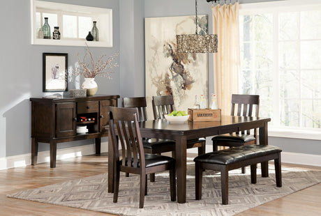 Haddigan - Dining UPH Side Chair (Set of 2) - Dark Brown - view 7