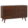 Robyn - 6-Drawer Bedroom Dresser Dark Brown by CoasterEssence | Bel Furniture