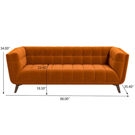 Addison - Mid-Century Modern Design Tufted Sofa - view 8
