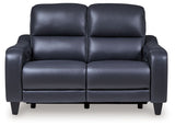 Mercomatic - Power Reclining Loveseat With Adj Headrest by Signature Design by Ashley® | Bel Furniture