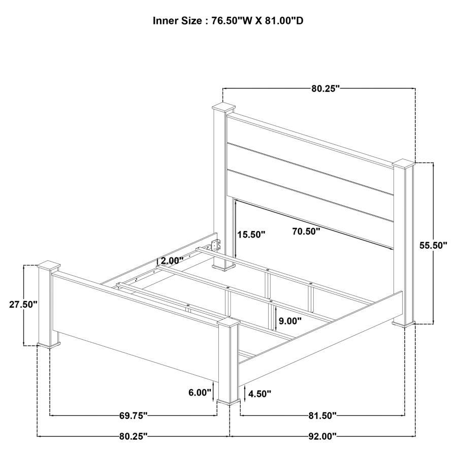 Oakglen - Panel Bed by Coaster Fine Furniture | Bel Furniture