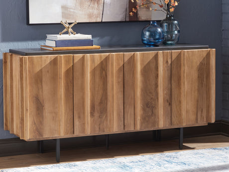 Quintavious - Accent Cabinet - Brown / Charcoal - view 5