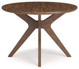 Lyncott - Brown - Round Dining Room Table by Signature Design by Ashley® | Bel Furniture