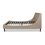 Aspen - Vertical Tufted Modern Headboard Platform Bed Set by Jennifer Taylor Home | Bel Furniture