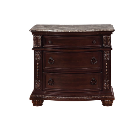 Stanley - Nightstand - Cherry by Crown Mark | Bel Furniture