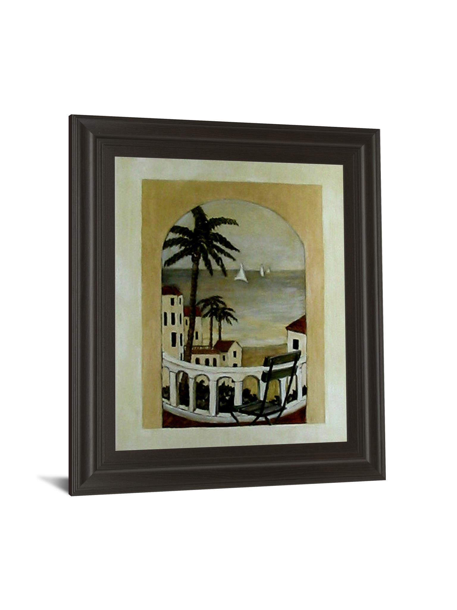 Island Hideaway By Ruane Manning - Framed Print Wall Art - Beige