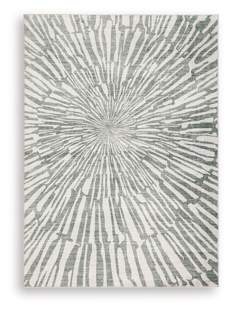 Verland - Washable Rug Gray 5' x 7' by Signature Design by Ashley® | Bel Furniture