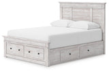 Makidern - Panel Storage Bed