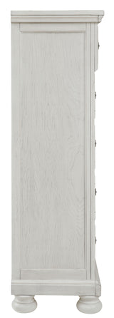 Robbinsdale - Antique White - Five Drawer Chest by Signature Design by Ashley® | Bel Furniture
