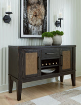 Galliden - Black - Dining Room Server by Signature Design by Ashley® | Bel Furniture