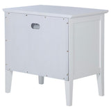 Bexhill - 1-Drawer Nightstand Bedside Table - White by Coaster Fine Furniture | Bel Furniture