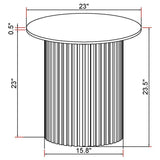 Rowena - Faux Marble Coffee Table Set by Coaster Fine Furniture | Bel Furniture