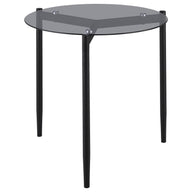 Rosalie - Round Smoked Glass Top Table