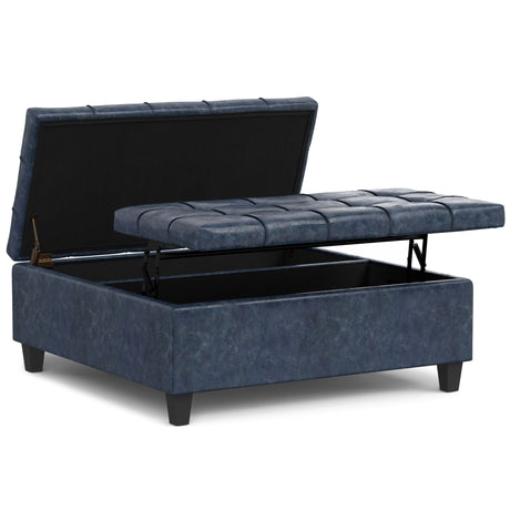 Harrison - Upholstered Coffee Table Storage Ottoman - view 73