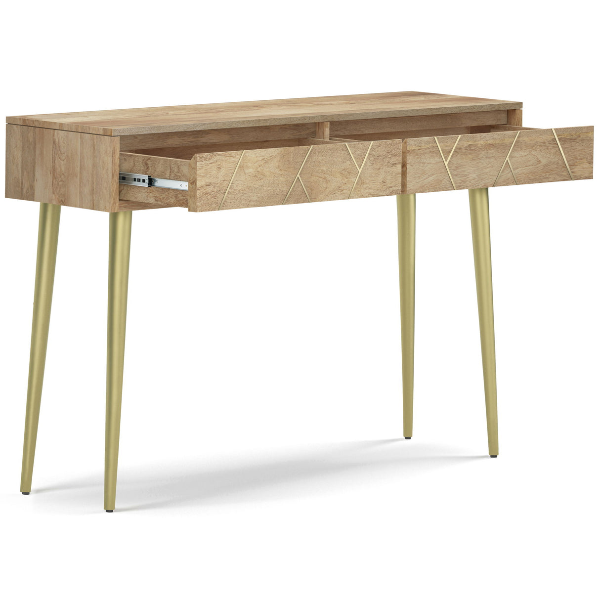 Jager - Console Table - Natural by Simpli-Home | Bel Furniture