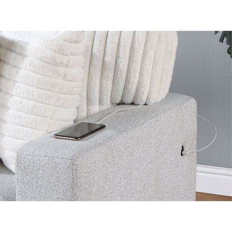 Ford - Reversible Pull Out Sofa Bed - Light Gray - view 7