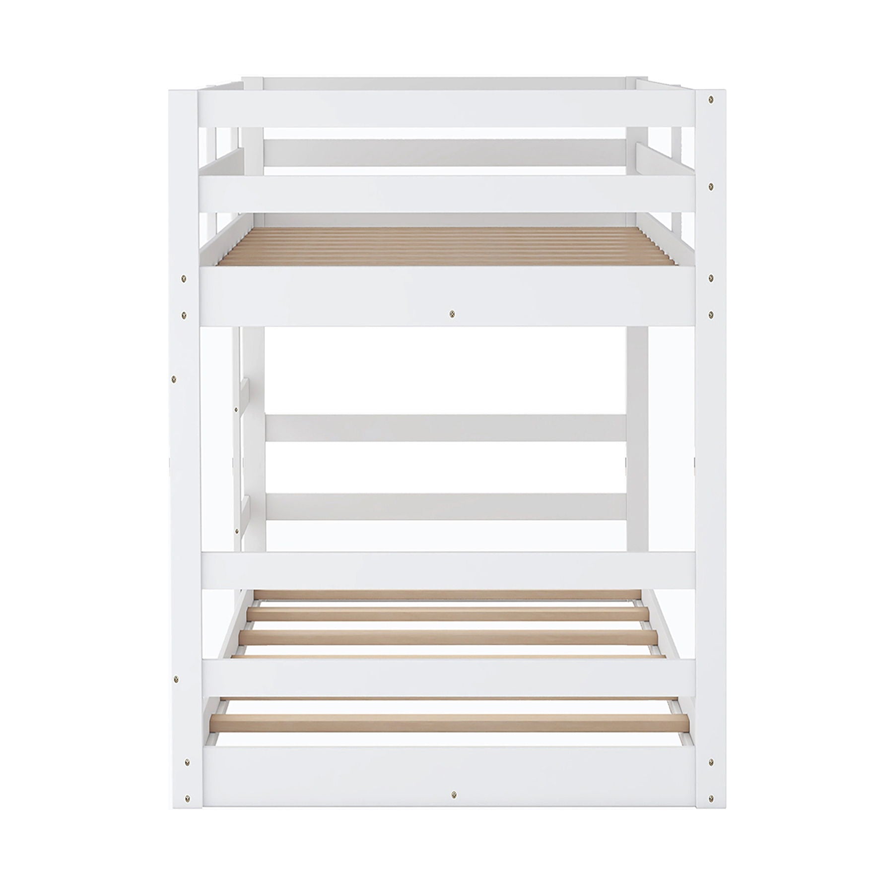 Twin Over Twin Bunk Bed With Ladder