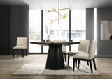 Jasper - Wide Contemporary Round Dining Table Set by Lilola Home | Bel Furniture