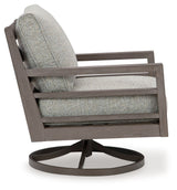 Hillside Barn - Gray / Brown - Swivel Lounge W/ Cushion by Signature Design by Ashley® | Bel Furniture