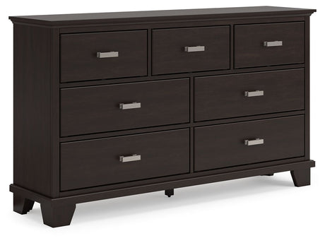 Covetown - Dark Brown - Dresser by Signature Design by Ashley® | Bel Furniture