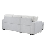 Ford - Reversible Pull Out Sofa Bed - Light Gray
